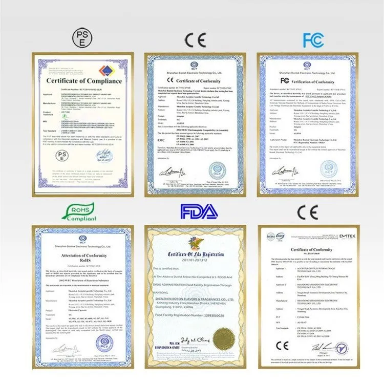 Certifications Photo