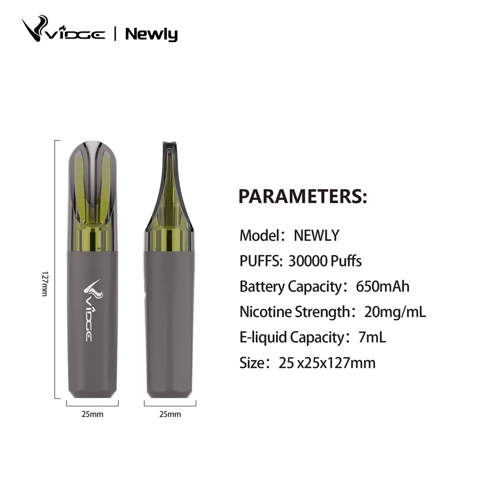Disposable Vape Device Specification Image