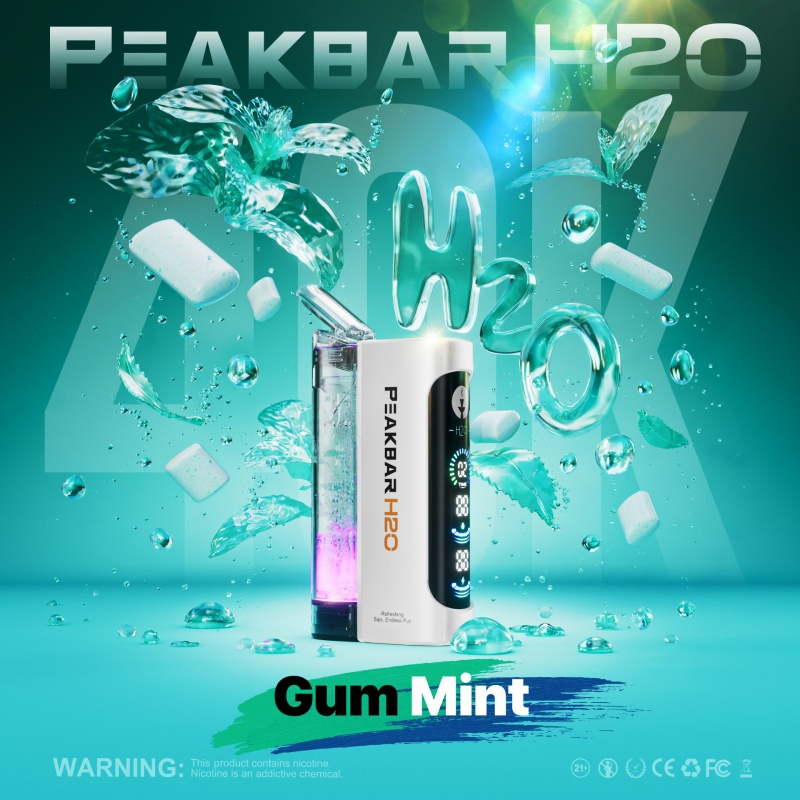 Innovative Peakbar H2O Device for Ultimate Portable Shisha Enjoyment