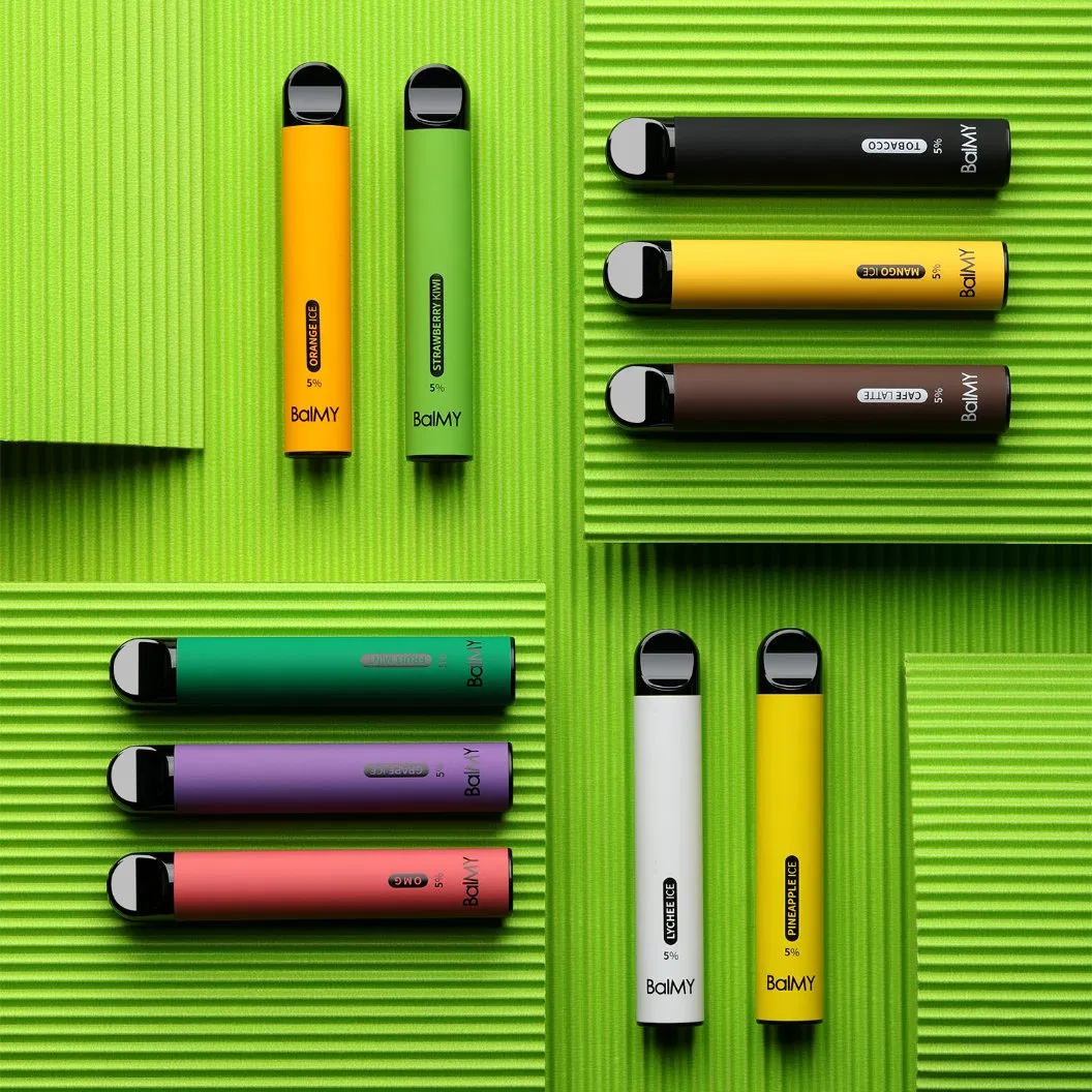 Wholesale 2022 Popular 2% 3% 5% Nicotine Salt Disposable Vape Pen Balmy Pod Kit Balmy Disposable Device