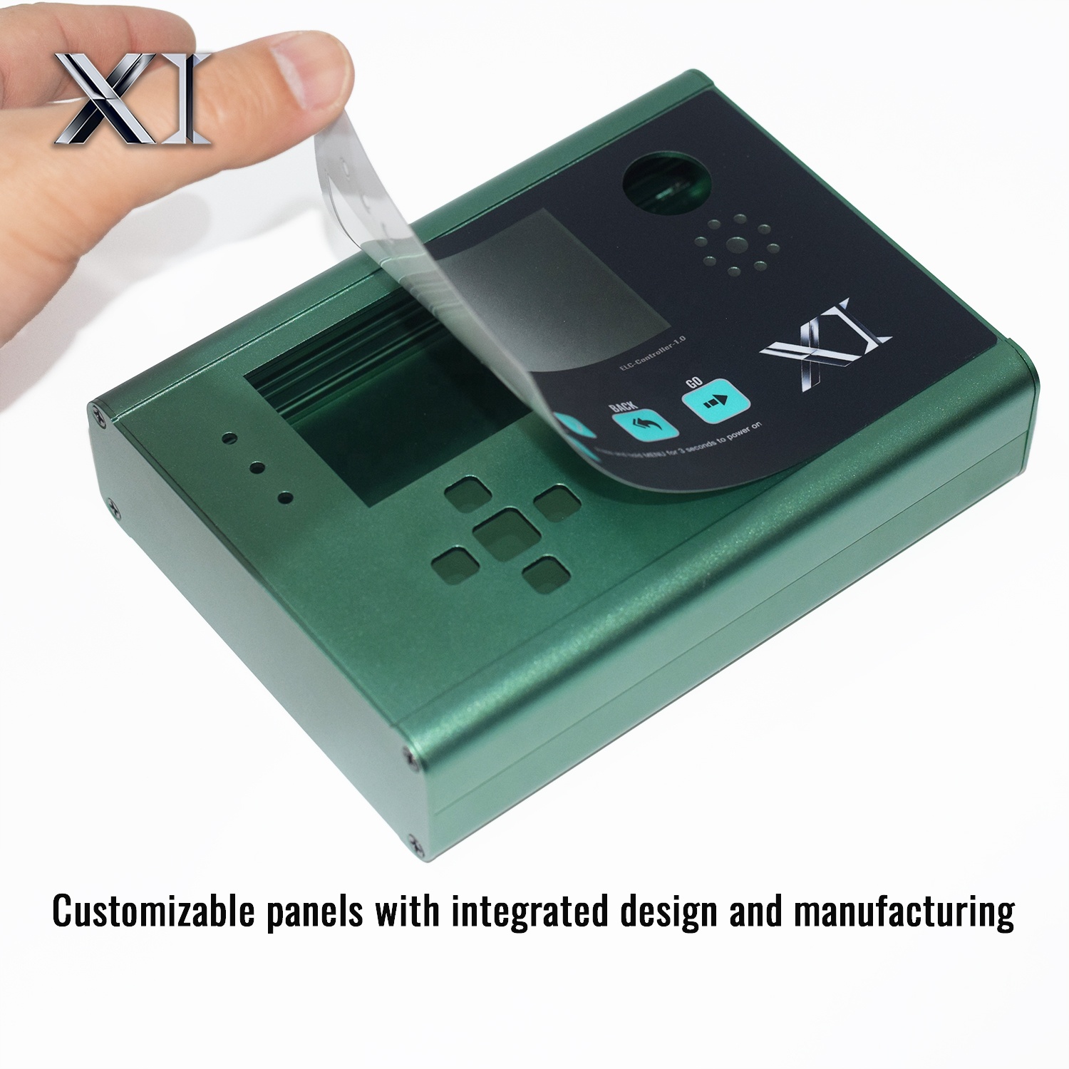 200*55mm Modular Aluminum Profile Enclosure Split Design for IoT Devices and Communication Control Boards