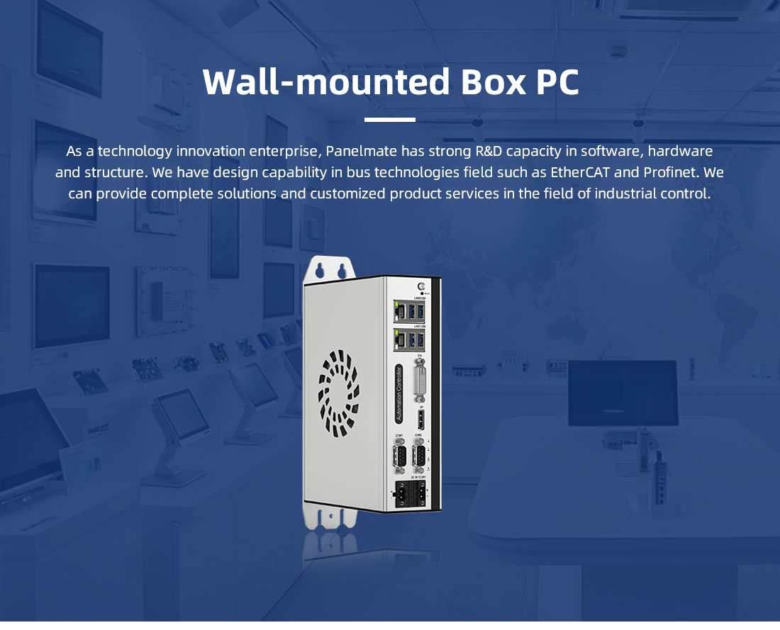 Industrial Automation Wall Mount Modular Embedded Box PC IOT Edge Box Computers Ethercat IO Modult CNC Controller