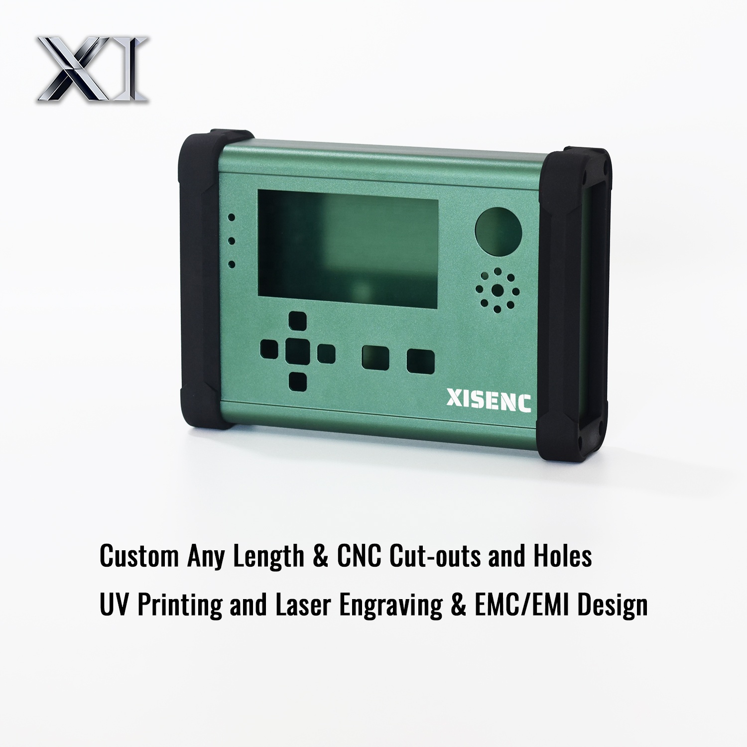 200*55mm Modular Aluminum Profile Enclosure Split Design for IoT Devices and Communication Control Boards