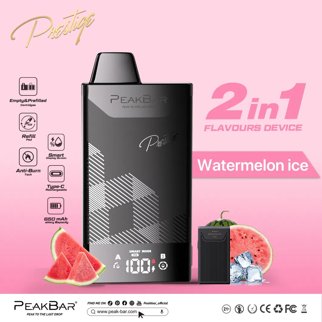 High Puff Fruit Vape Tank 20ml Rechargeable Electronic Cigarette Device
