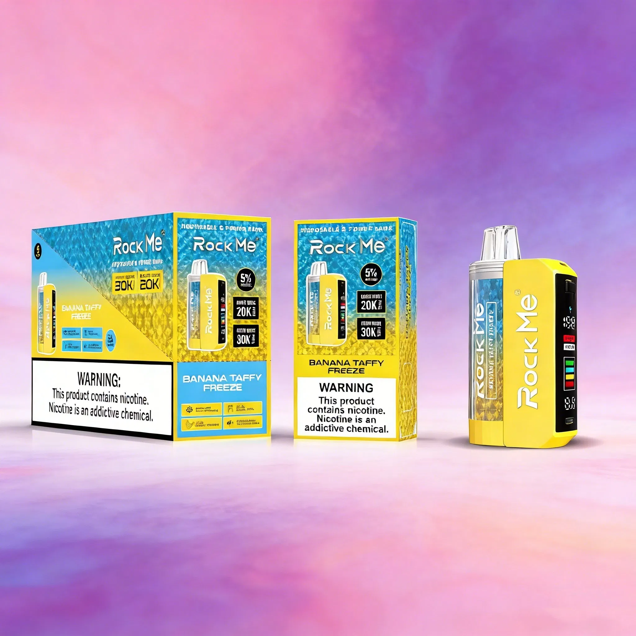 Big Puff Disposable Vape 30000 Puffs Adjustable Power Rechargeable Vape Device