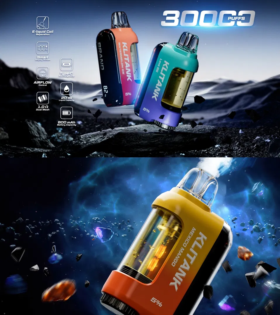 High Puff Fruit Vape Tank 20ml Rechargeable Electronic Cigarette Device