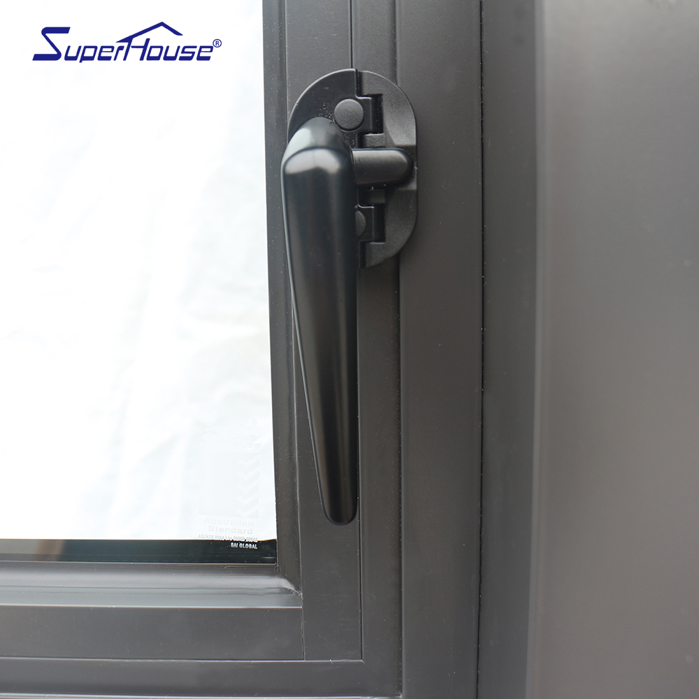 Superhouse AS2047 AU Standard House Aluminum windows Waterproof Soundproof Thermal Break Chain Winder Awning Window