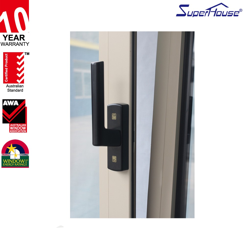 Tilt and Turn Window Aluminum Frame Double Glazed Glass Inward Opening Inward Tilt Design for Residential House Villa Apartment