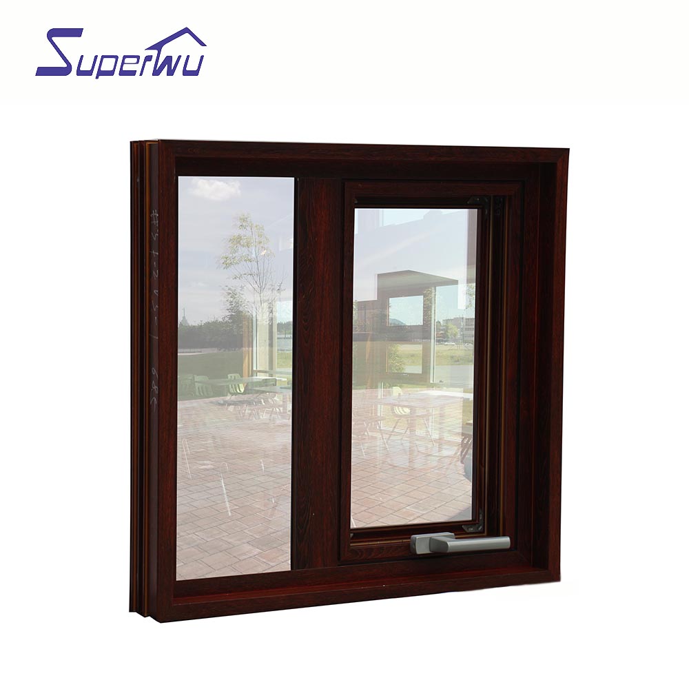 AS2047 Standard Modern Design Sound Insulation  Customized Durable Awning Window with Fixed Window for Villa & Hotel