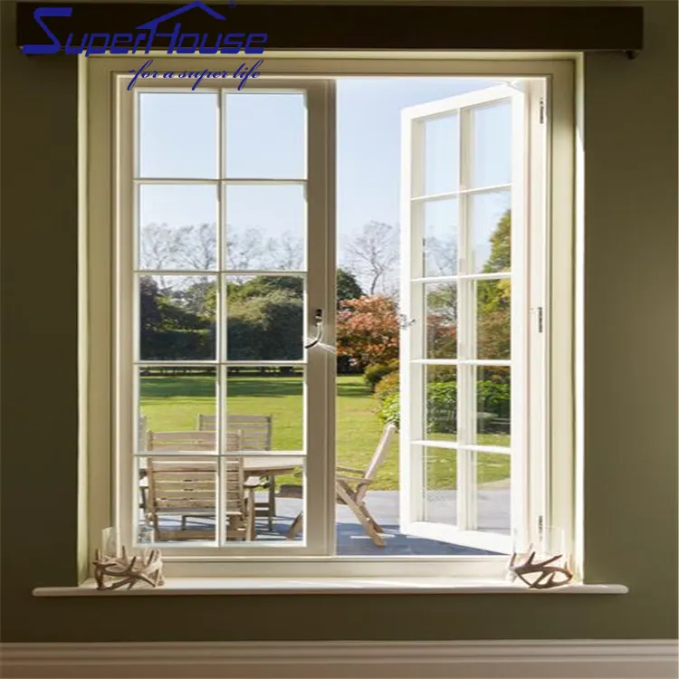 Euro New Design Double Glass With Low-E Aluminum Alloy  Arched Window  Low U-Value Safety Casement Windows Grill Window