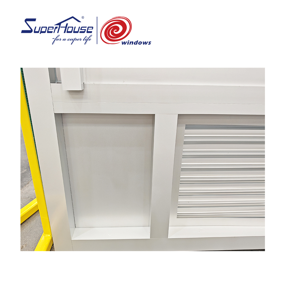 Florida NOA DBPR Modern Design Fixed Window PTAC Factory Price Impact Sliding  Windows for Hotel Apartment Commercial Project