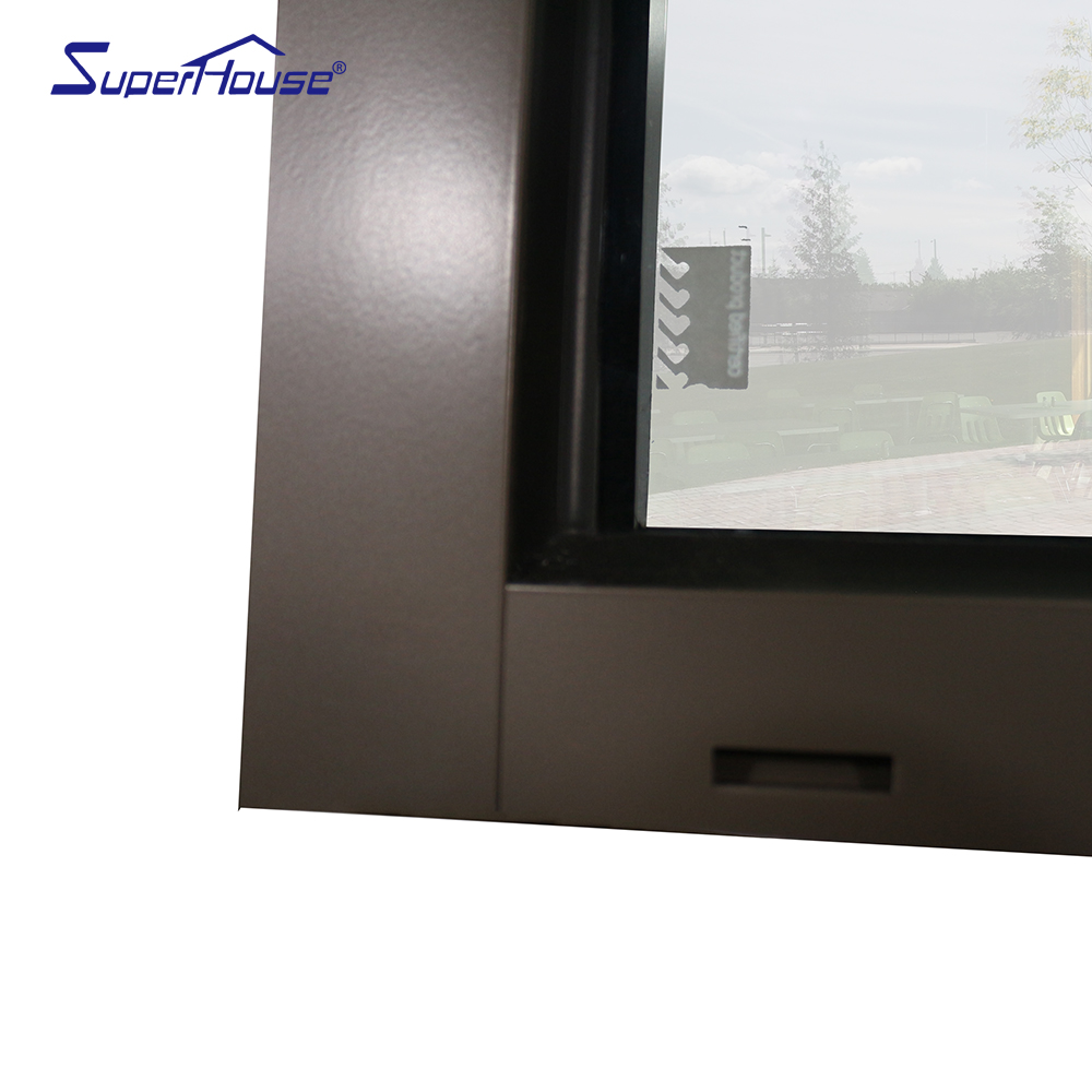 AS2047 Certified Aluminium Hurricane Impact Fixed Window Tempered Glass,NOA Florida Approved Fixed Window for Bulk Order