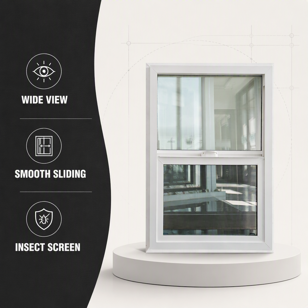 5 Star Hotel Exterior Modern Hurricane Proof Transmittance Laminated Safety Tempered Glass Aluminum Sliding Window Door