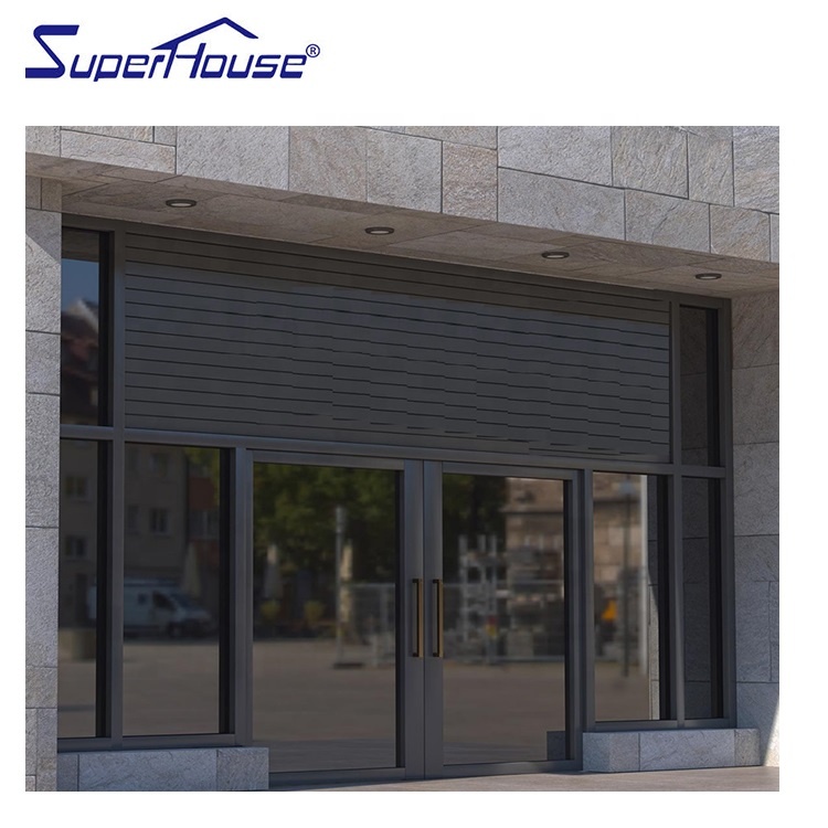 HVHZ TAS 202 Hurricane Proof Impact Aluminium Glass Entrance Front Swing Door