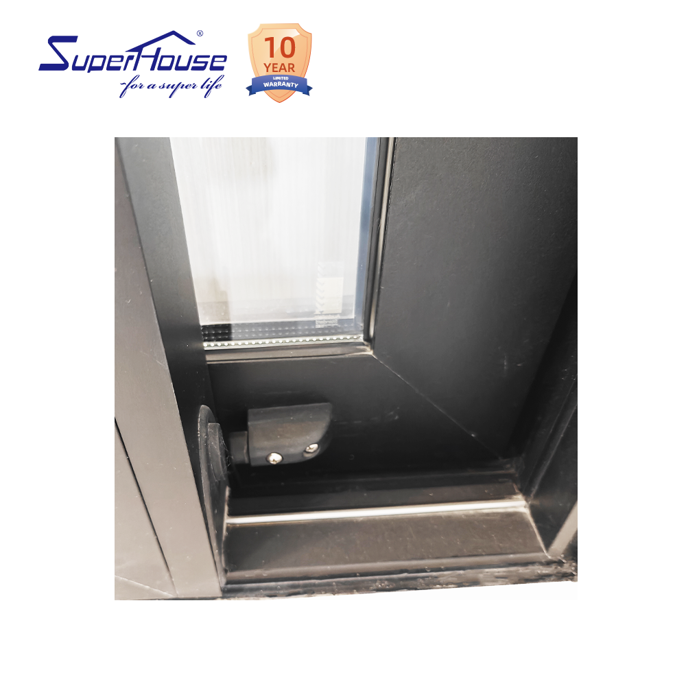 Customized Size Sliding Doors Double Glass Aluminum Doors Heat Insulation Energy Efficient Balcony Sliding Patio Door for Sale