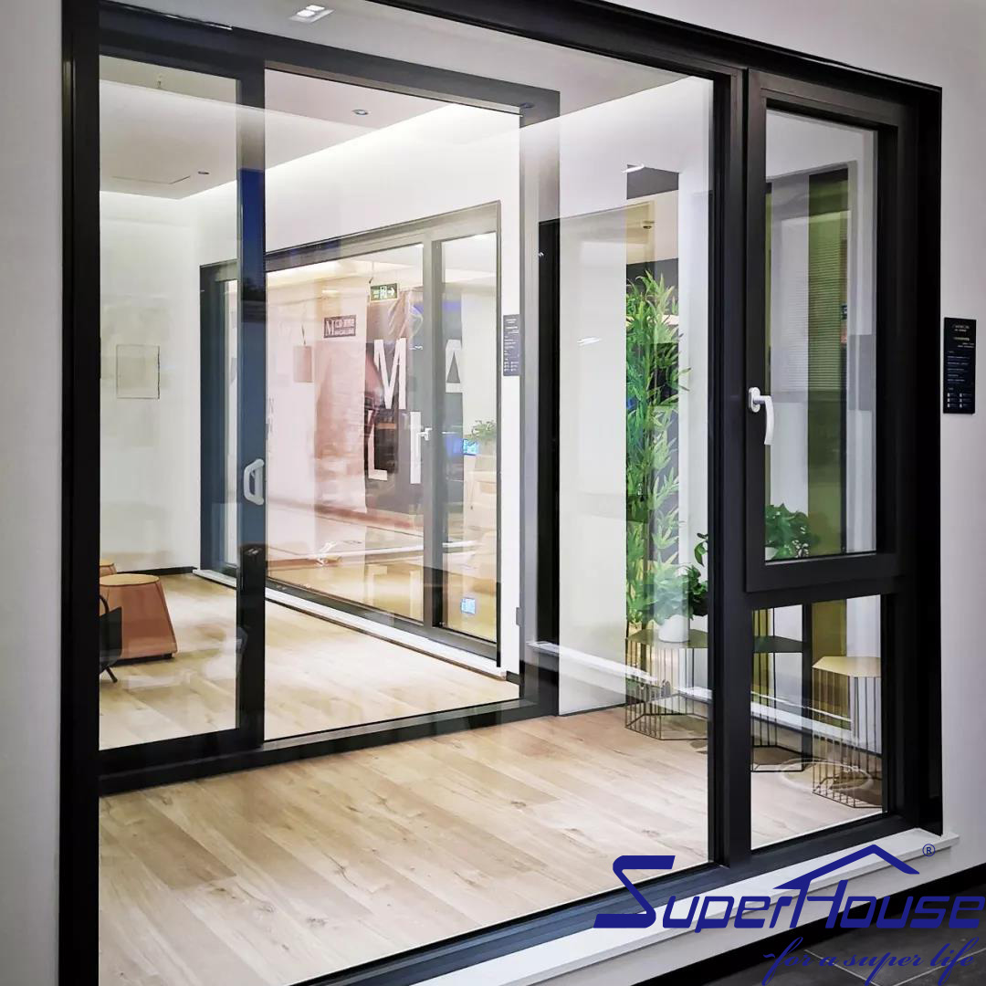 Superhouse Cheap Price Big Picture Window Panoramic Window Floor to Ceiling Fixed Window
