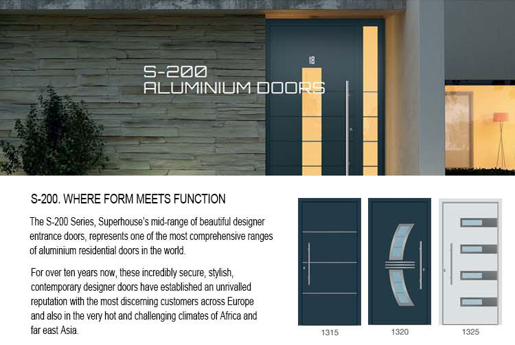 Aluminum Front Entry Door View 1