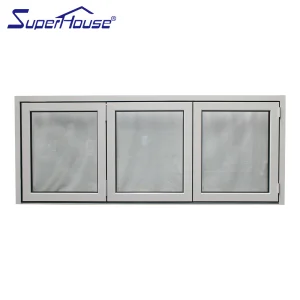 Suoerhouse Vertical Modern with Thermal Break Folding Screen Soundproof for Hotel & Exterior Use Aluminum Alloy Folding Window