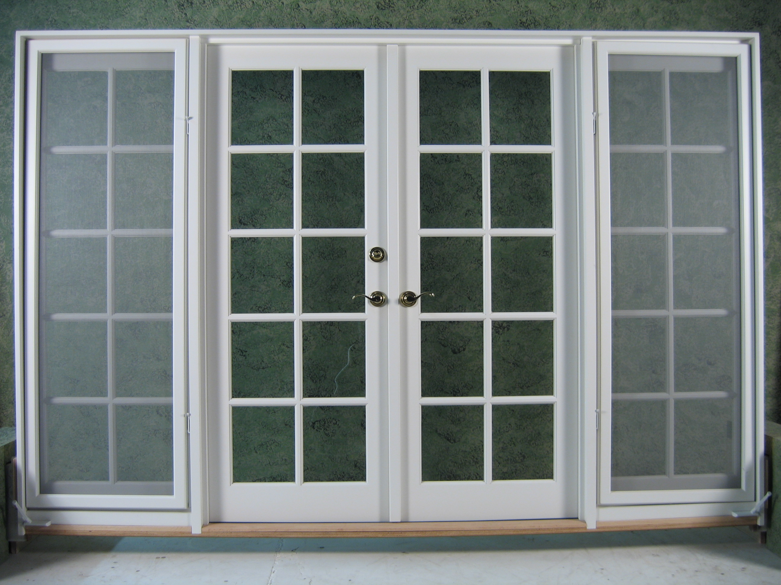 French Garden Entry Door Aluminum Hurricane Impact Double Glazed Waterproof Soundproof Exterior Door for Patio Villa Entrance