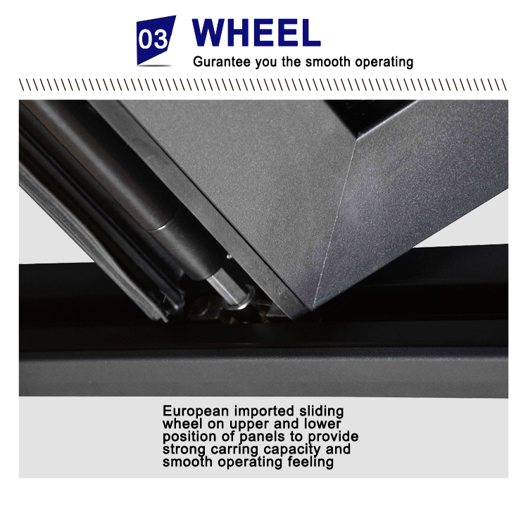 Aluminum Frame Bi-Fold Glass Patio Window Insulated Tempered Glass Soundproof Energy Saving for Residential House