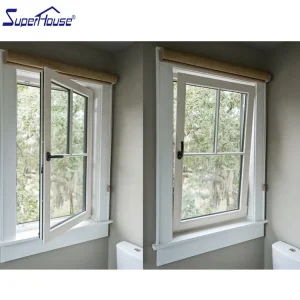 High Quality Aluminum Glass Tilt and Turn Window Energy Conservation