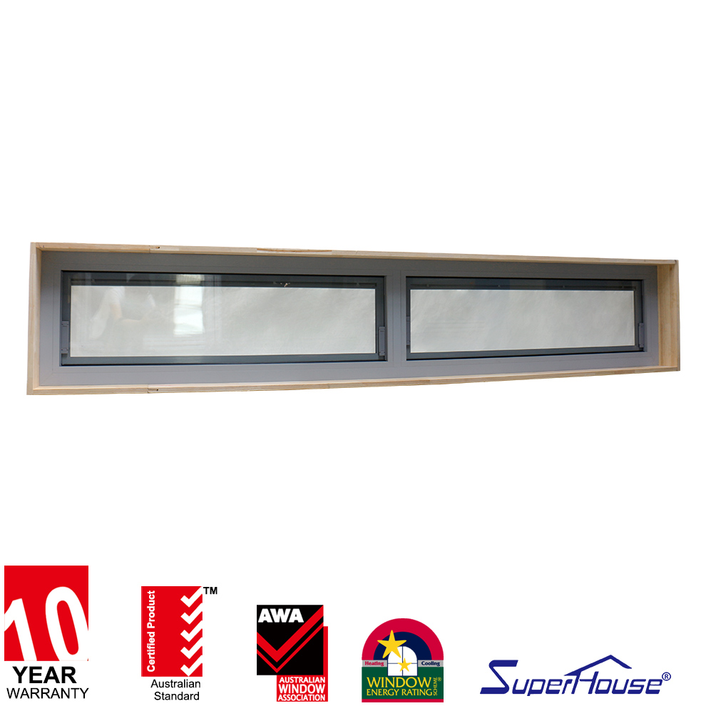 Modern Design Customized for Hotel & Living Room Soundproof Windproof Modern Design Aluminum Casement Fixed Window