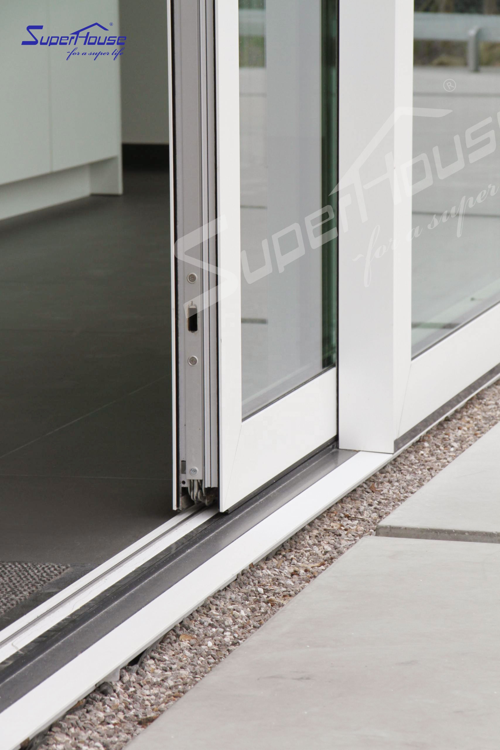 superhouse Promotion Best Price Good Privacy Built in Louver Aluminium Lift Sliding Doors Sliding Corner Door