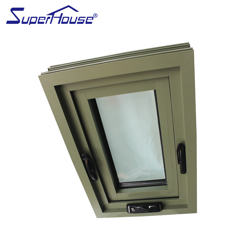 Aluminum Hurricane Proof  Windows for  Villa and Apartment Projects