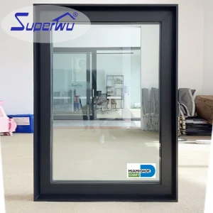 Hurricane Impact Resistant Aluminum Awning Window