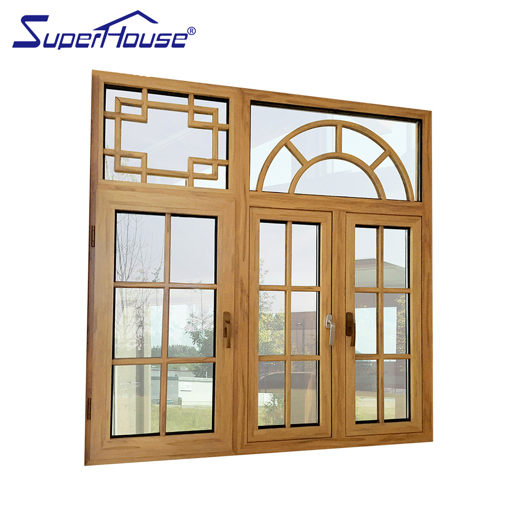 Superhosue High Energy Efficiency NFRC Narrow Frame Aluminium Casement Windows