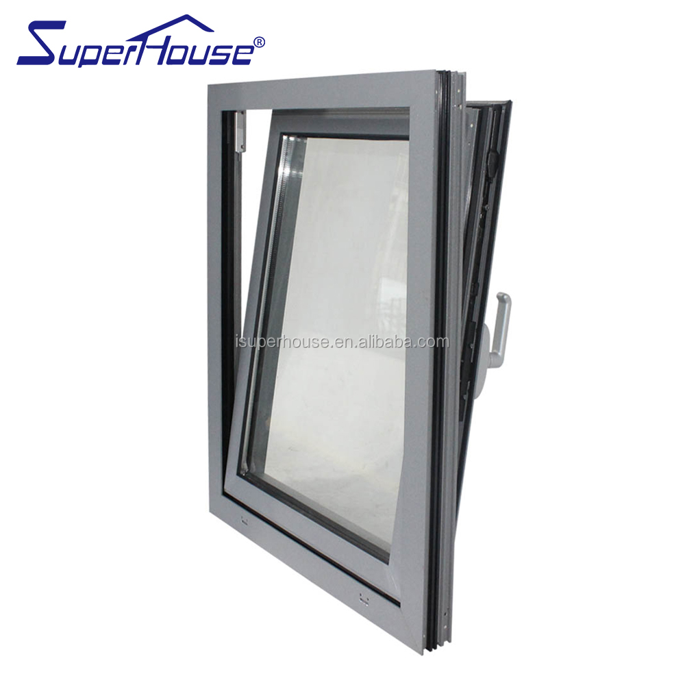 Auto Factory Custom High Quality Windows Mainly Export to North American Florida Aluminium Profile Tilt and Turn Windows