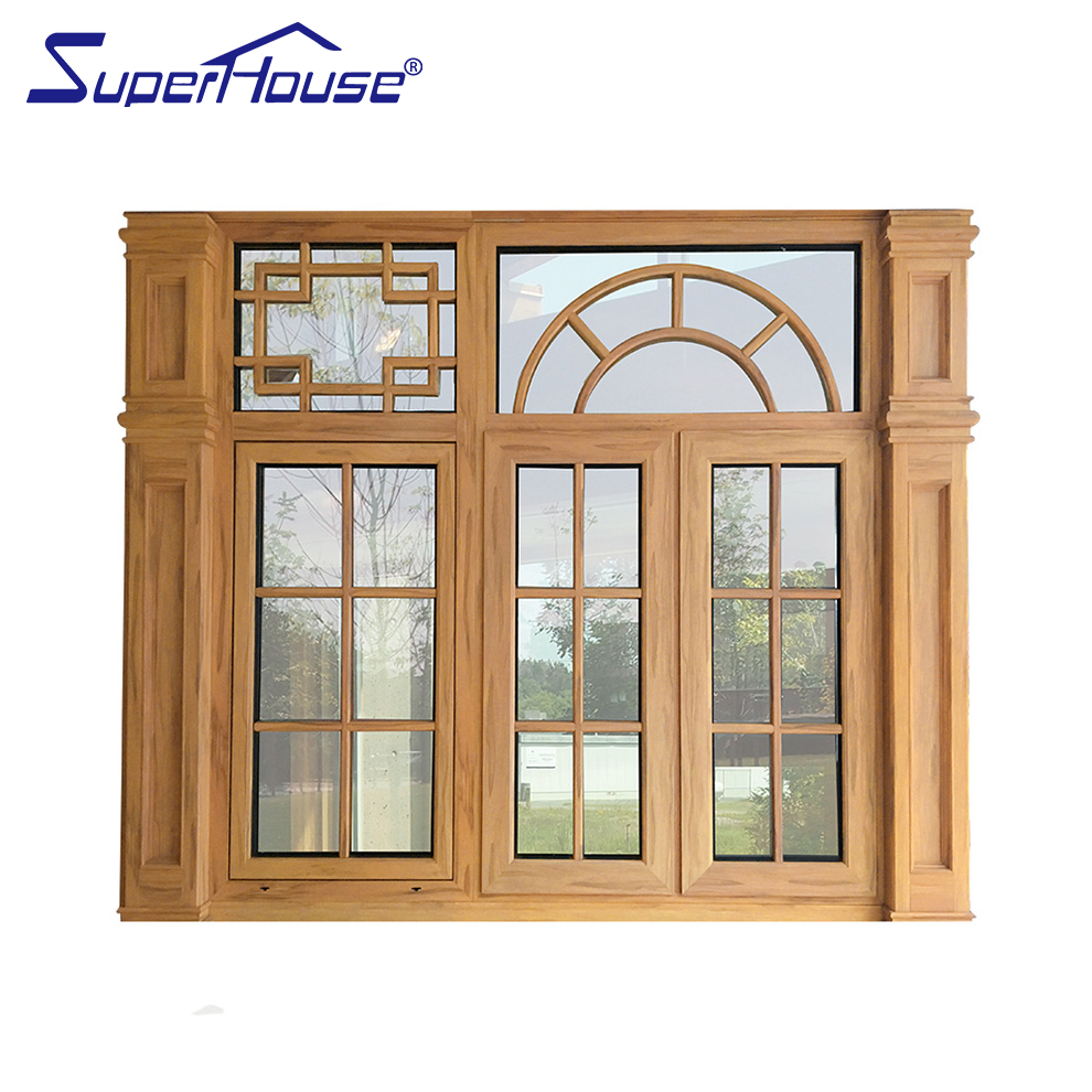 Superhosue High Energy Efficiency NFRC Narrow Frame Aluminium Casement Windows