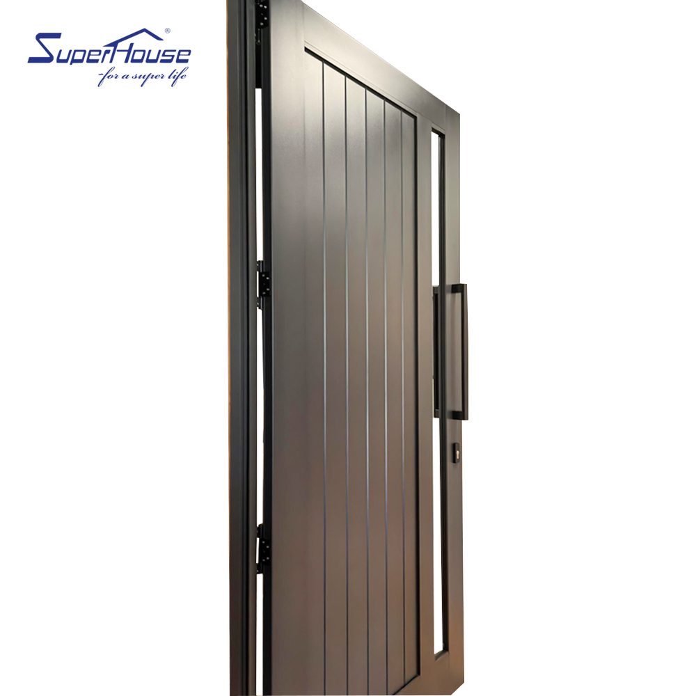 High Quality Durable and Modern Design for Maximum Home Protection & Anti-Theft Feature Front Entrance Aluminum Hinged Door