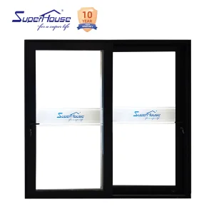 Customized Size Sliding Doors Double Glass Aluminum Doors Heat Insulation Energy Efficient Balcony Sliding Patio Door for Sale