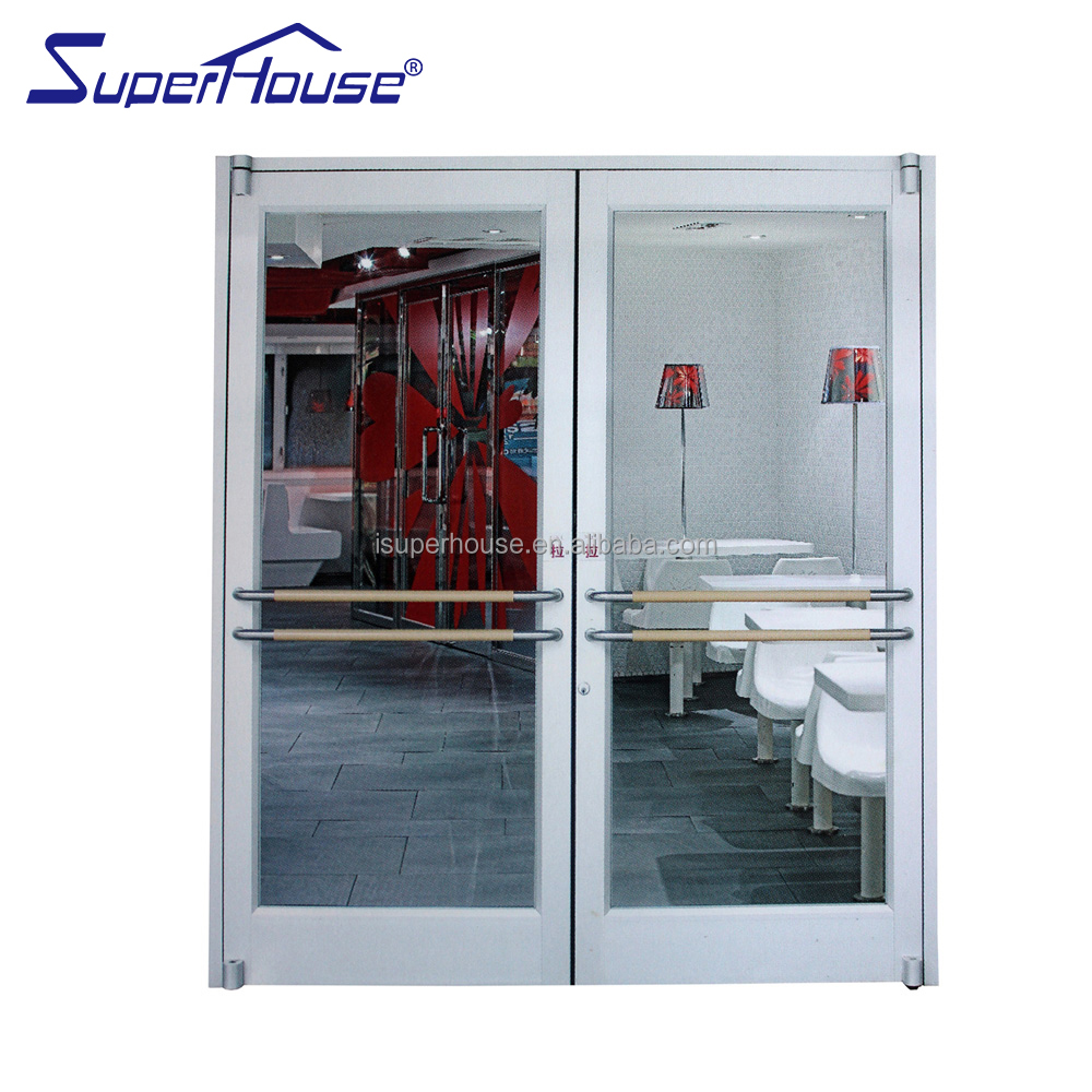 Commercial Hotel Shop Automatic Sensor Entrance Door Aluminum Double Glazing German Hardware 10 Years Warranty Energy Star