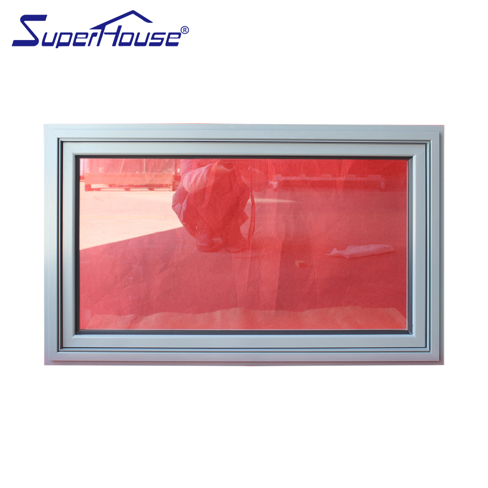 Superhouse Wholesale Sales of Windows With Aluminum Frame Double Glazed Tempered Glass Awning Window