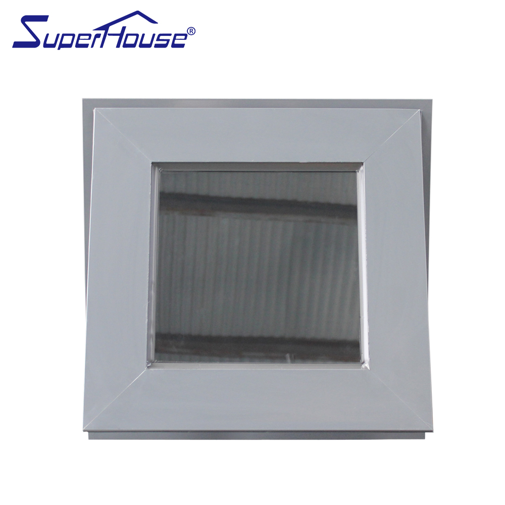 2047 Hurricane Impact Aluminum Tempered Double/Triple Laminated Glass Awning Roof Windows Electric Skylight Stainless Steel