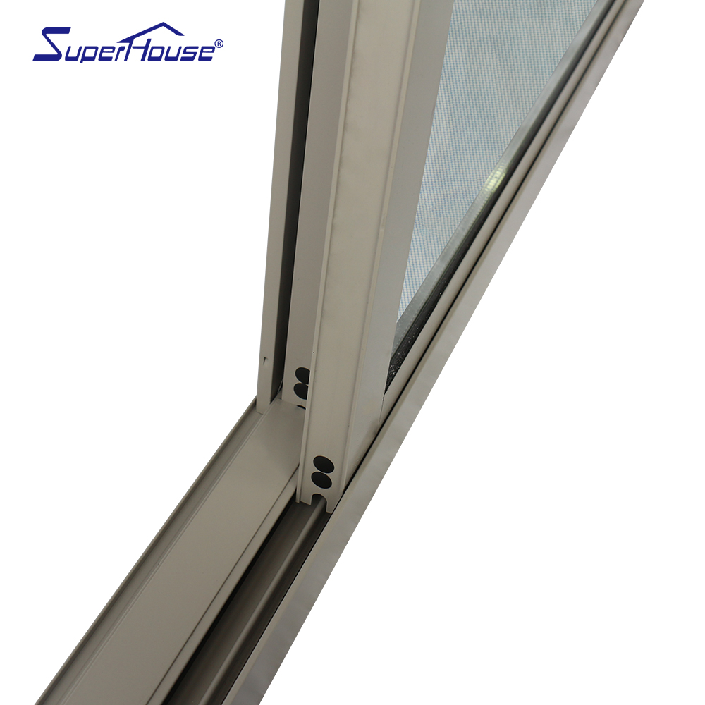 AS2047 Modern Design Sliding Window Double Glazing Aluminum Glass Sliding Windows