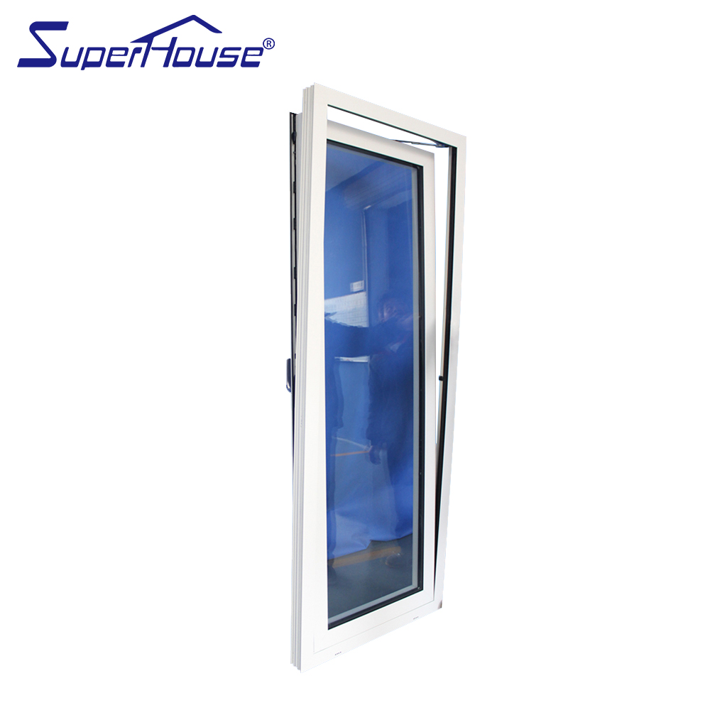 Superhouse NFRC Certified Window Modern Design Triple Glazed Passive House Window Soundproof Aluminum Alloy Tilt and Turn Window