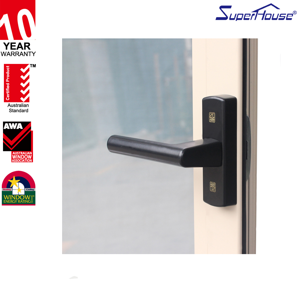 Superhouse Modern Design Triple Glass NOA Certificated Hurricane Impact Resistant Aluminum Tilt and Turn Window