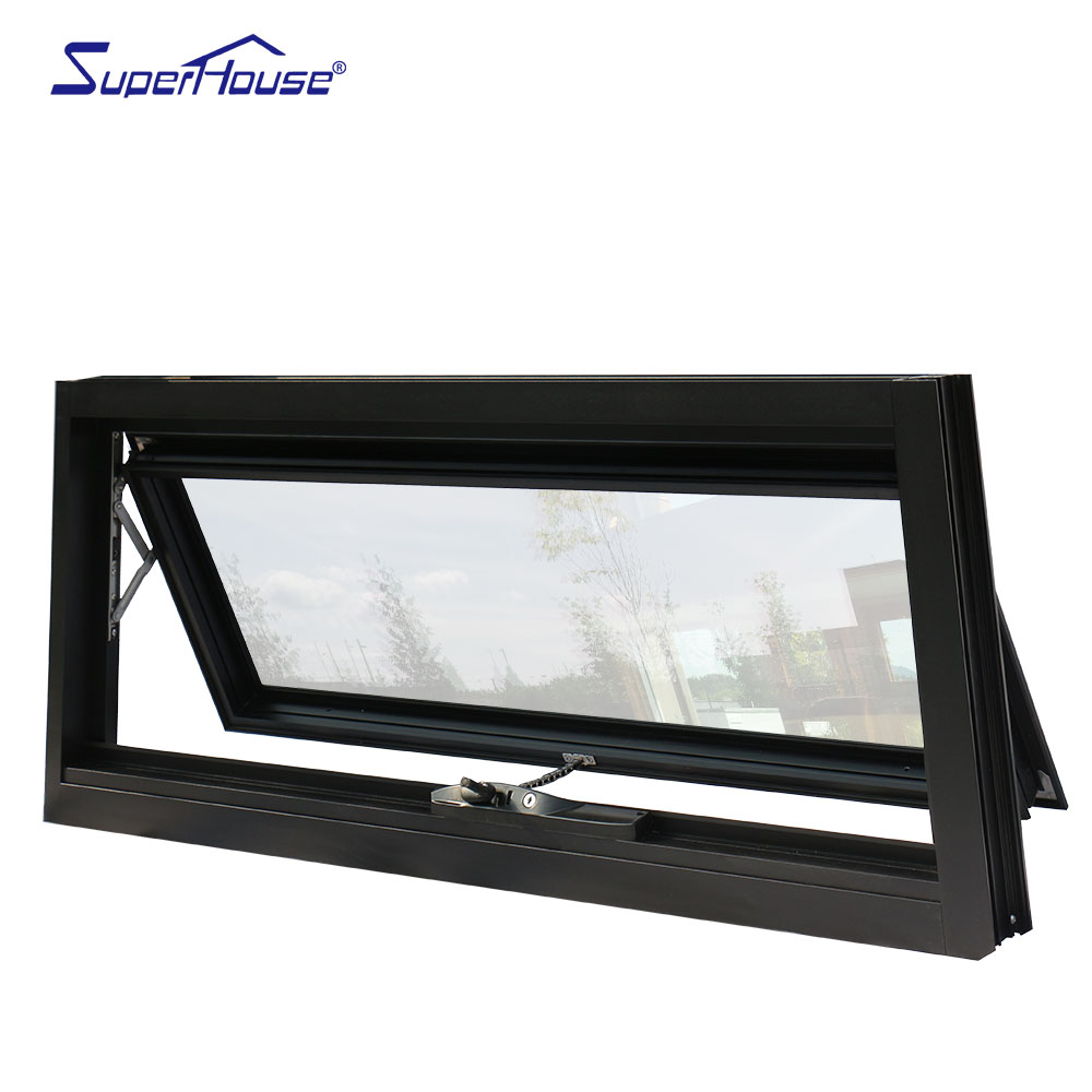 Australia Most Popular Aluminum Windows Sound Proof Double Glazed Chain Winder Awning Window