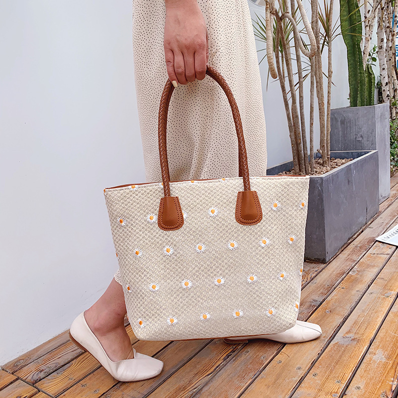 Bolsas Naturais Mulheres Bolsas Rattan Boho Bolsa de Palha Bolsa de Praia