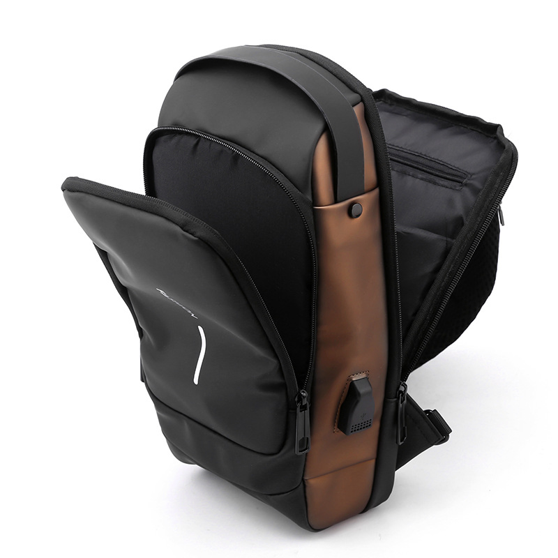 Bolsa de Ombro Sling Personalizada à Prova d'Água Antifurto para Viagem e Caminhada