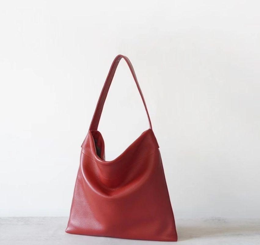 Bolsas femininas de alta qualidade em couro hobo para senhoras com logotipo personalizado