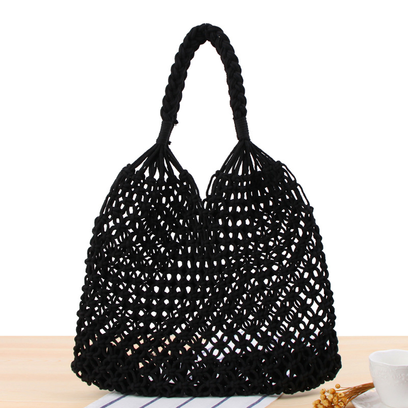 Bolsa Tote de Ráfia por Atacado Alta Qualidade Bolsa de Praia Bolsa de Praia de Verão Bolsas de Ráfia de Palha para Mulheres