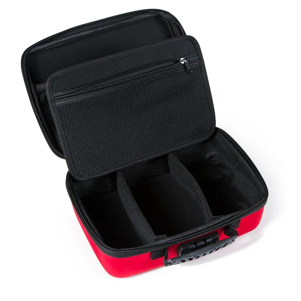 Embalagem de armazenamento com fecho à prova de crianças, caixa de armazenamento com forro de carbono à prova de odores, bolsa de container de carbono com fecho para viagem