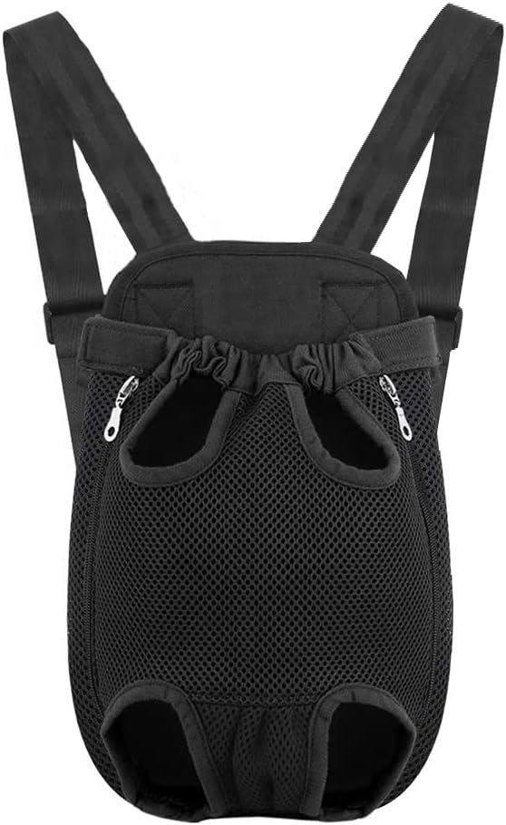 Mochila para Cachorro com Pernas para Fora - Mochilas Transportadoras para Cachorros com Alças Ajustáveis para Atividades ao Ar Livre - Mochila Transportadora para Cachorros para Transporte Frontal e Traseiro - Mochila Transportadora para Animais de Estimação para Gatos
