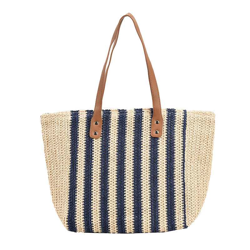 Nova Fábrica de Bolsas de Praia de Palha em Couro PU Designer Moda Bolsas para Senhora Bolsa de Ombro Transversal Bolsas Hobo Femininas Pequena MOQ