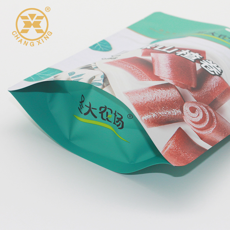 Embalagem Plástica Personalizada por Atacado para Alimentos, Lanches, Frutas Secas, Doces em Saco Tipo Stand Up