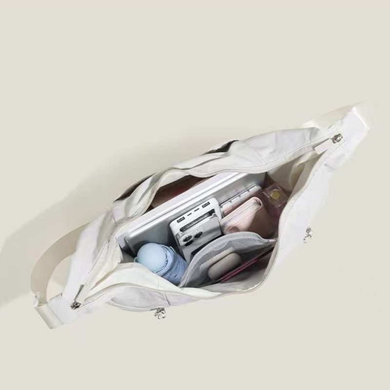 Bolsa Transversal de Nylon em Forma de Crescente para Mulheres, Bolsas Modernas para Homens, Pequena Bolsa de Viagem Tipo Hobo